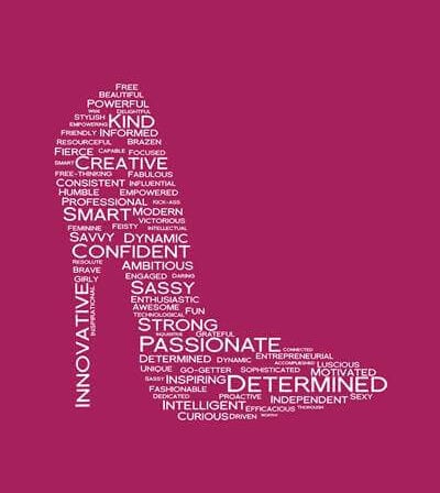 Leaders in Heels Traits Prints - Fuchsia - digital motivational print - Image 4