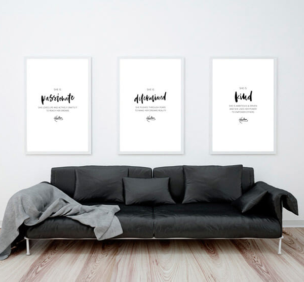SHE IS Collection - 6 digital Leadership PRINTS BUNDLE - Image 1