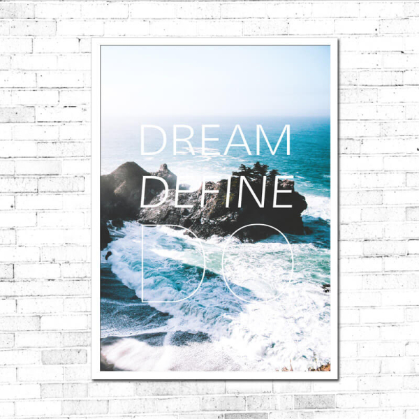 Dream Define Do - digital motivational print - Image 2