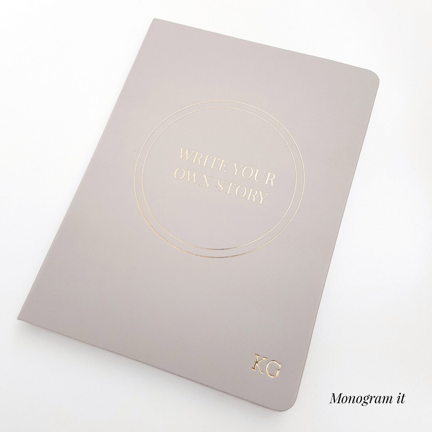 Write Your Own Story Journal with Monogramming