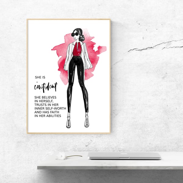 SHE IS Collection - 6 digital Leadership PRINTS BUNDLE - Image 7