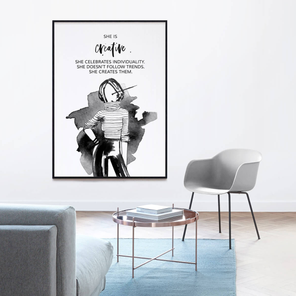 SHE is Creative – digital inspirational print - Image 3
