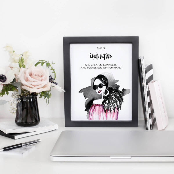 SHE is Innovative - digital inspirational print - Image 2