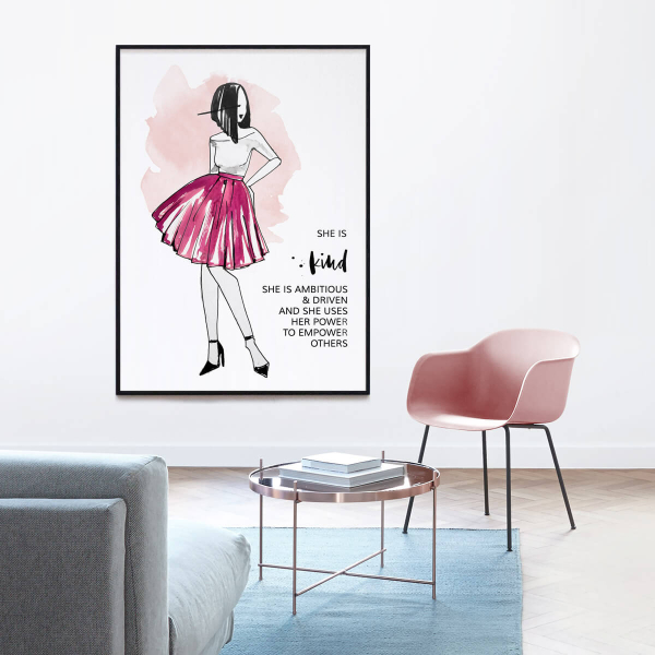 SHE is Kind - digital inspirational print - Image 4