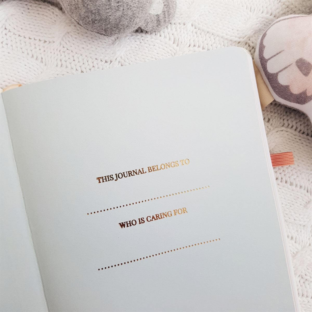 Tiny Little Miracle Baby Feeding Journal