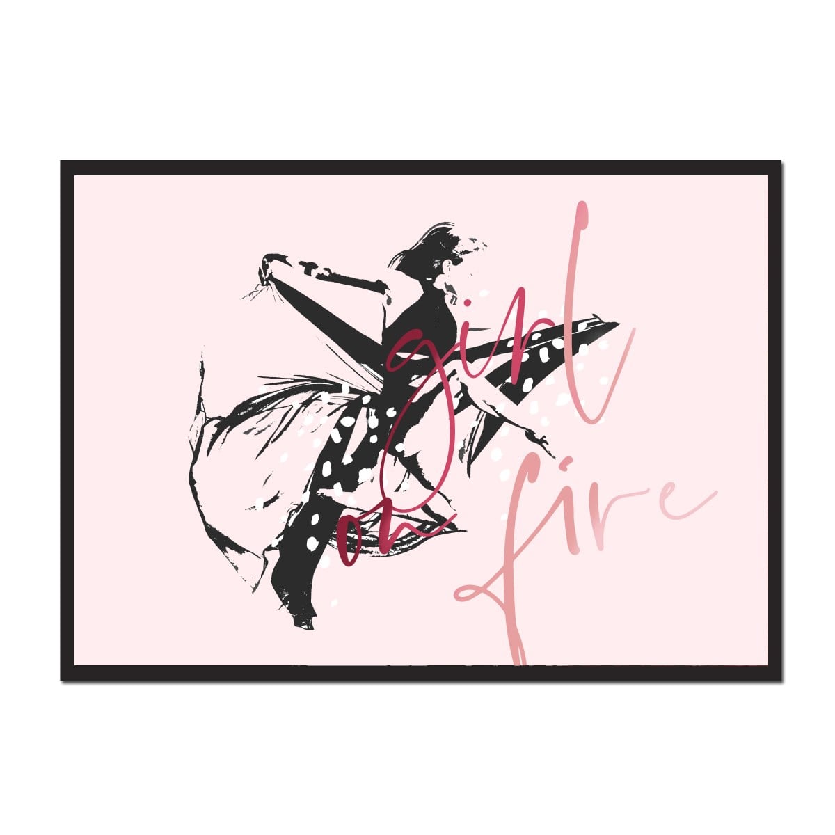 Girl on Fire Inspirational Pint Leaders in Heels