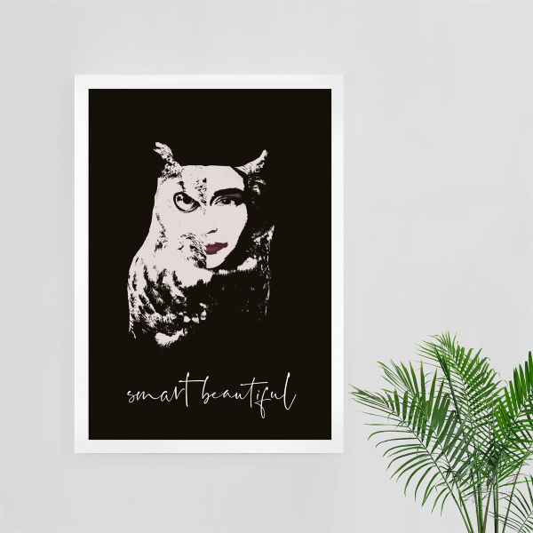 Smart Beautiful Art Print Leaders in Heels