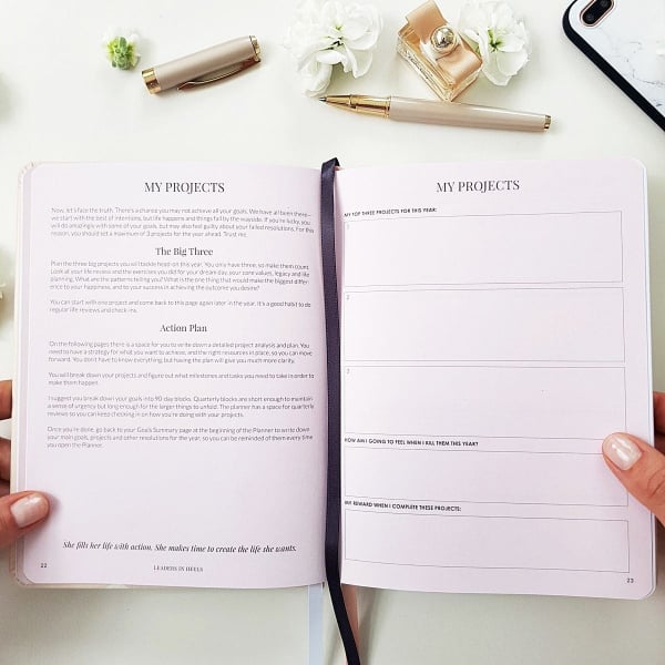 The Leaders in Heels Planner Make It Happen - Projects