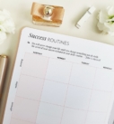 The Leaders in Heels Planner Make It Happen - Success Routine