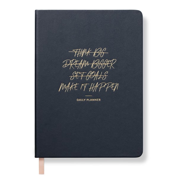 Make it Happen Daily Planner – Midnight blue