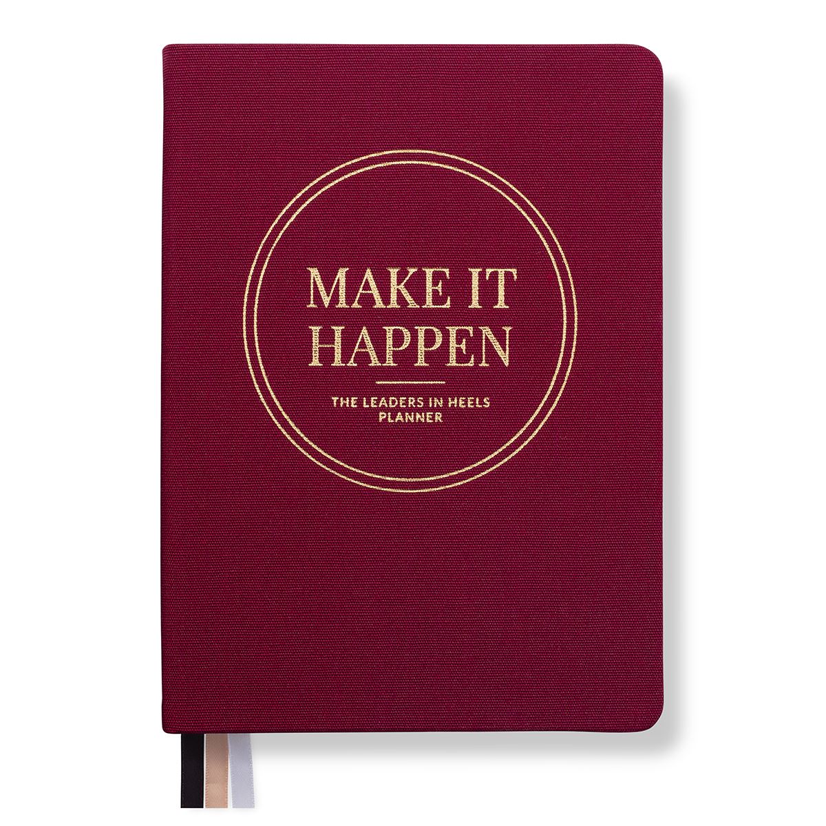 Leaders in Heels Planner – Make It Happen – Rich Burgundy