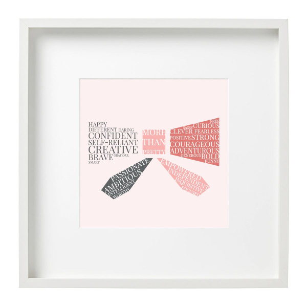 More Than Pretty - set of 3 digital prints for girls