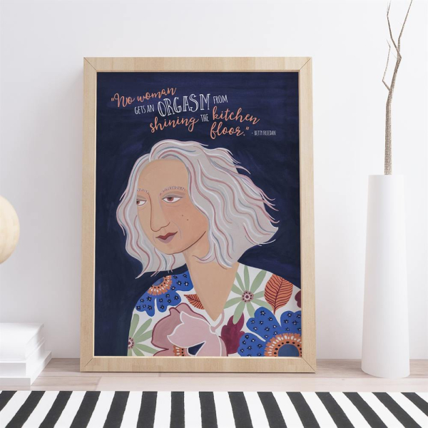 Betty Friedan The Ultimate Feminist Print