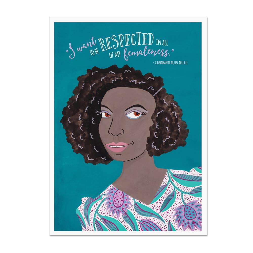 Chimamanda Ngozi Adichie Respect Print Chimamanda Ngozi Adichie Respect Print