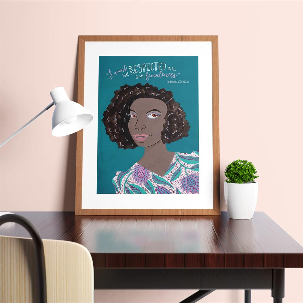 Chimamanda Ngozi Adichie Respect Print