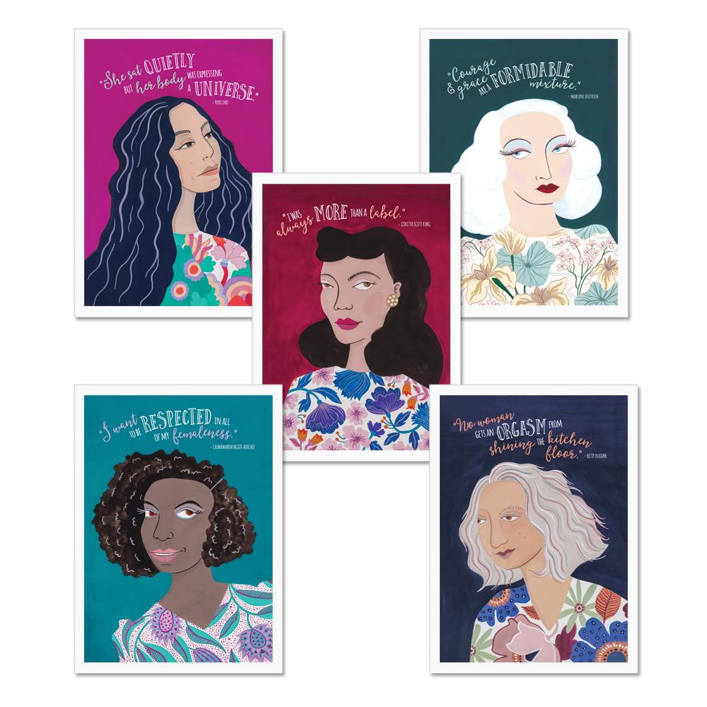 Iconic Feminist Collection Art Prints