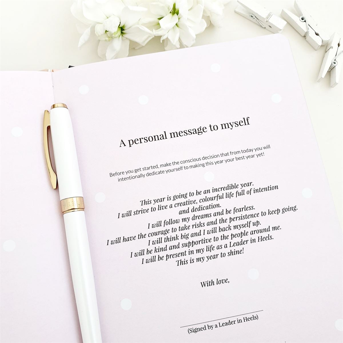 Leaders in Heels Planner Inside