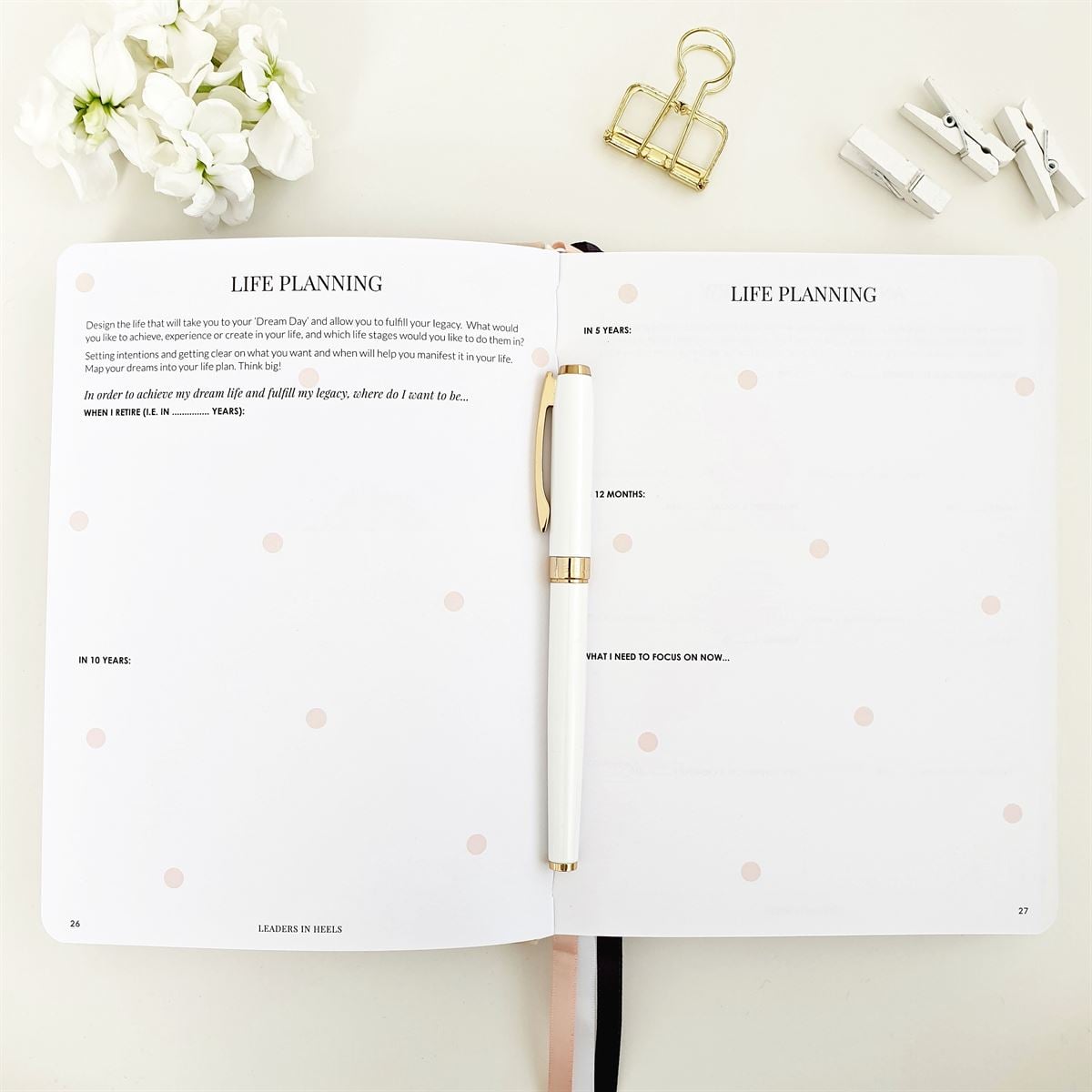Leaders in Heels Planner Inside