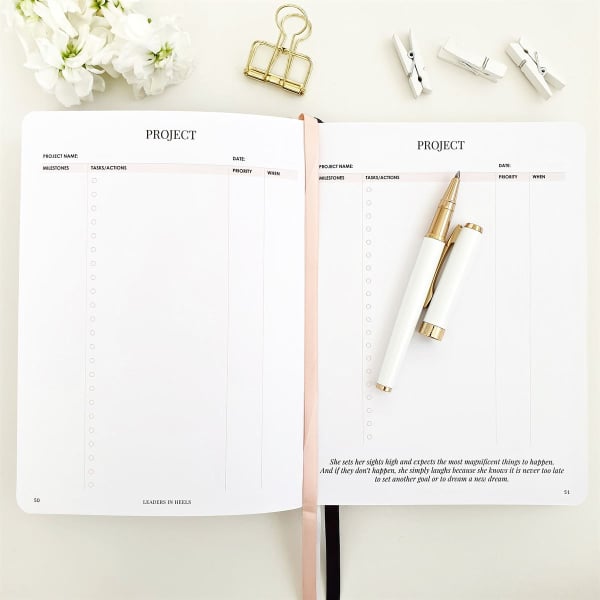 Leaders in Heels Planner Inside