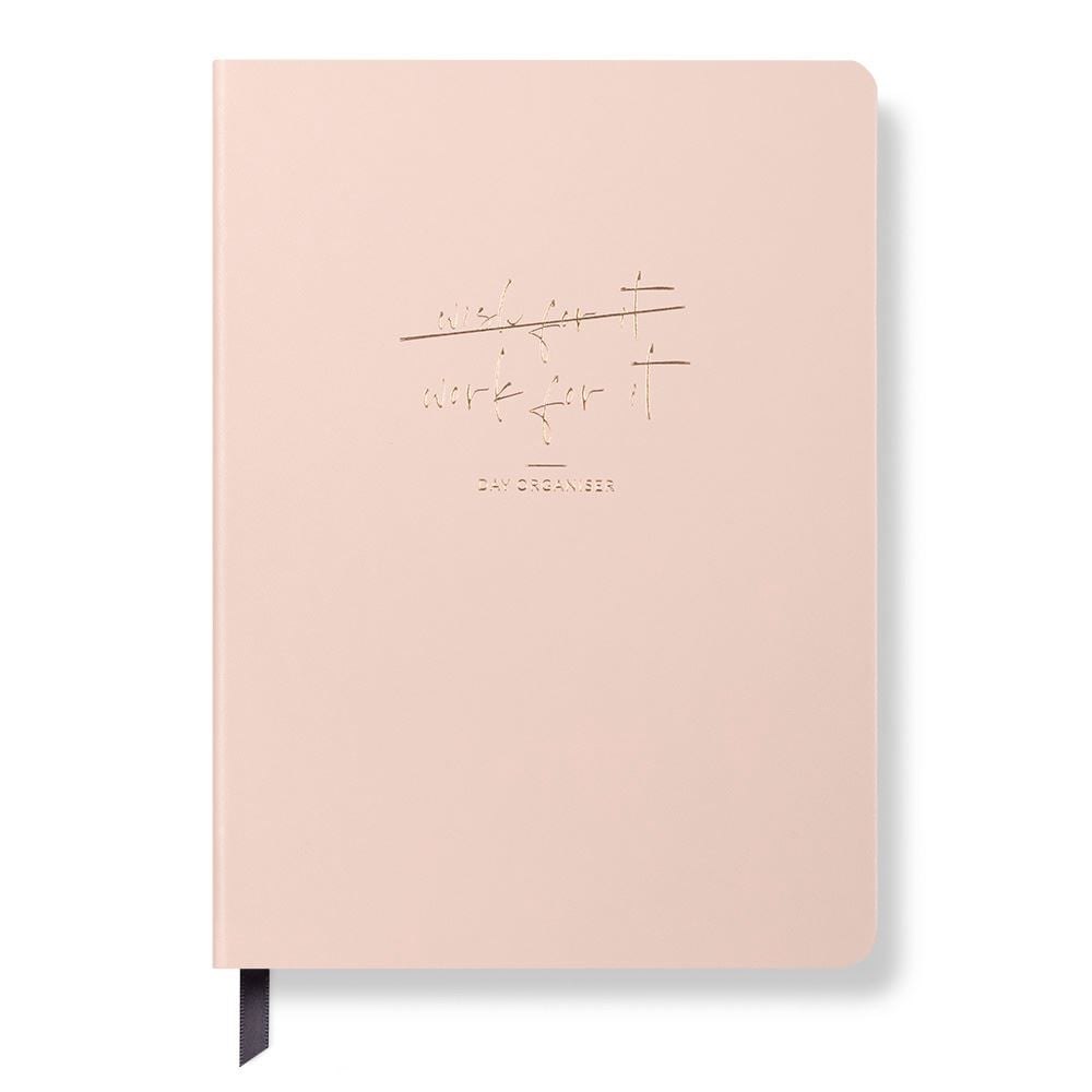 Work For It Day Organiser Blush