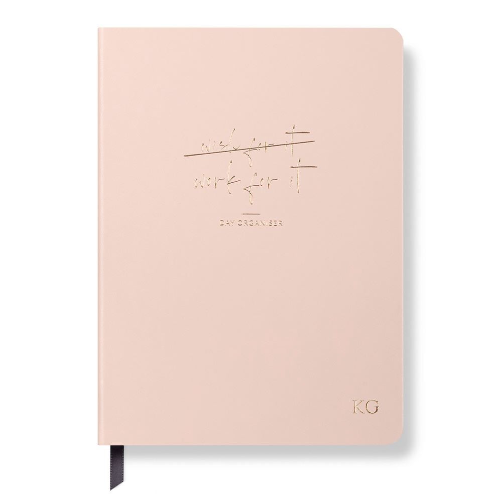 Work For It Day Organiser Blush
