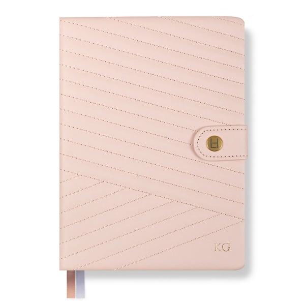 Phenomenal Woman Planner - Chevron-Quilted - Blush - Luxe Edition