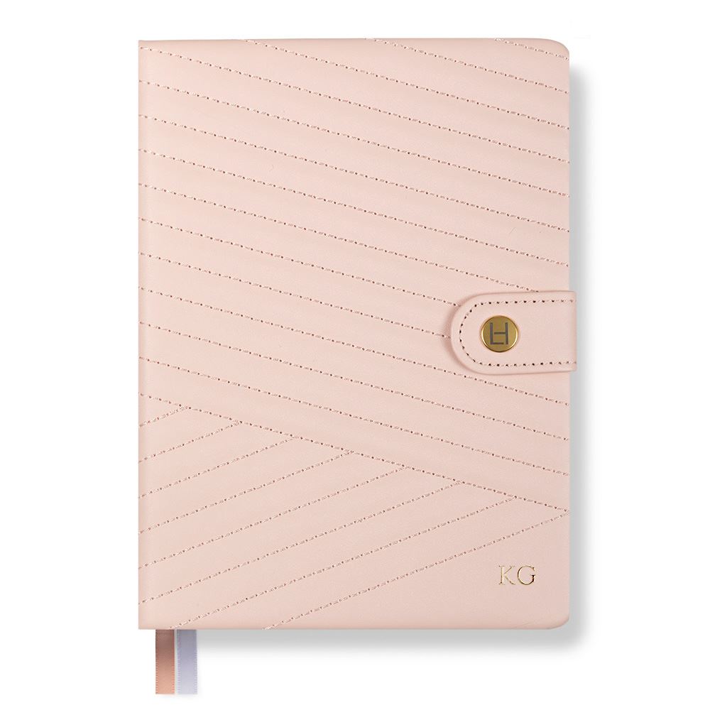 Phenomenal Woman Planner - Chevron-Quilted - Blush - Luxe Edition