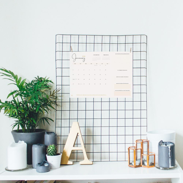 2021 Leaders in Heels Wall Planner