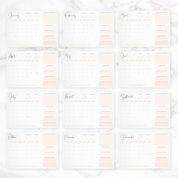 2021 Leaders in Heels Wall Planner