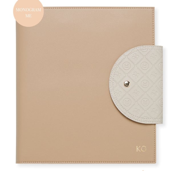 LH Agenda Compendium - Large - Latte - Lucky Clover