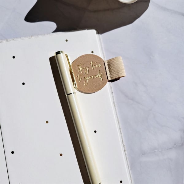 LH Agenda Pen Loop Beige