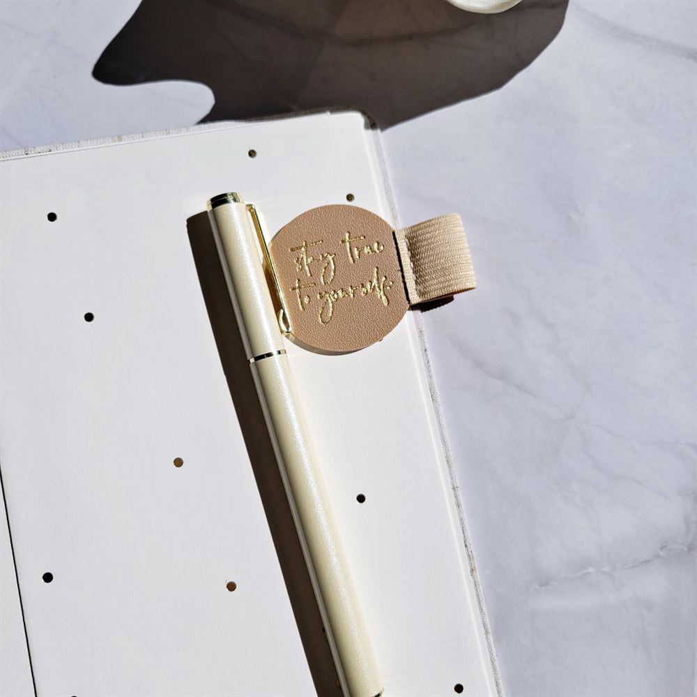 LH Agenda Pen Loop Beige