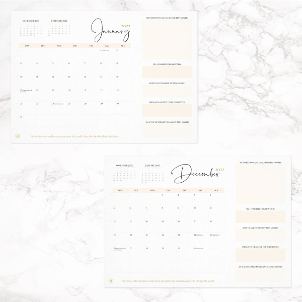 LH Agenda Wall Planner 2022