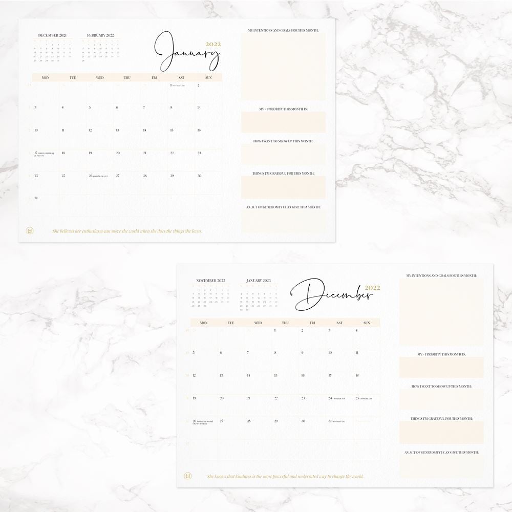 LH Agenda Wall Planner 2022