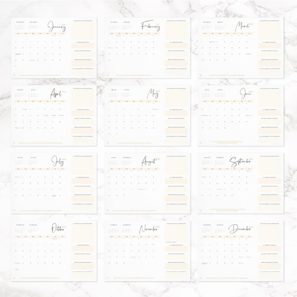 LH Agenda Wall Planner 2022