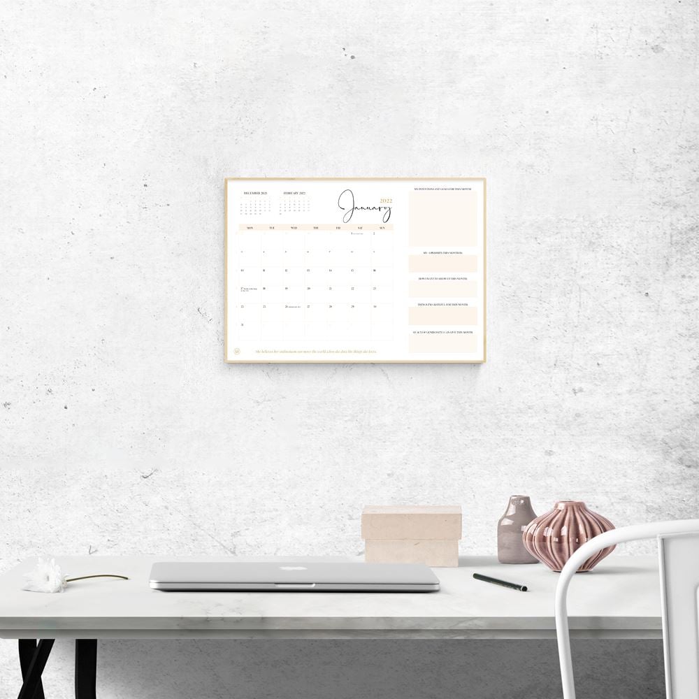 LH Agenda Wall Planner 2022