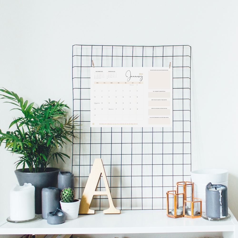 LH Agenda Wall Planner 2022