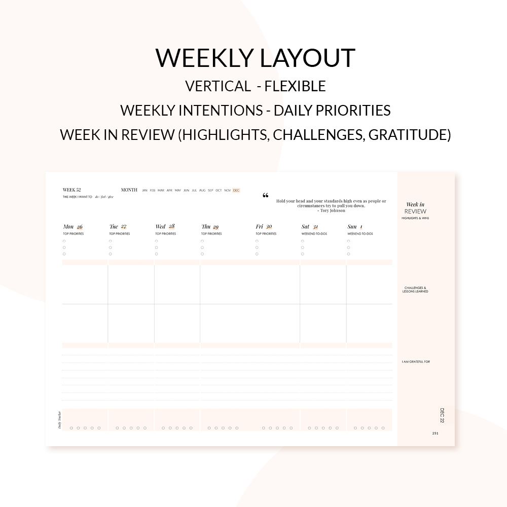 Printable Phenomenal Woman Planner 2022