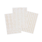 Stickers white LH Agenda