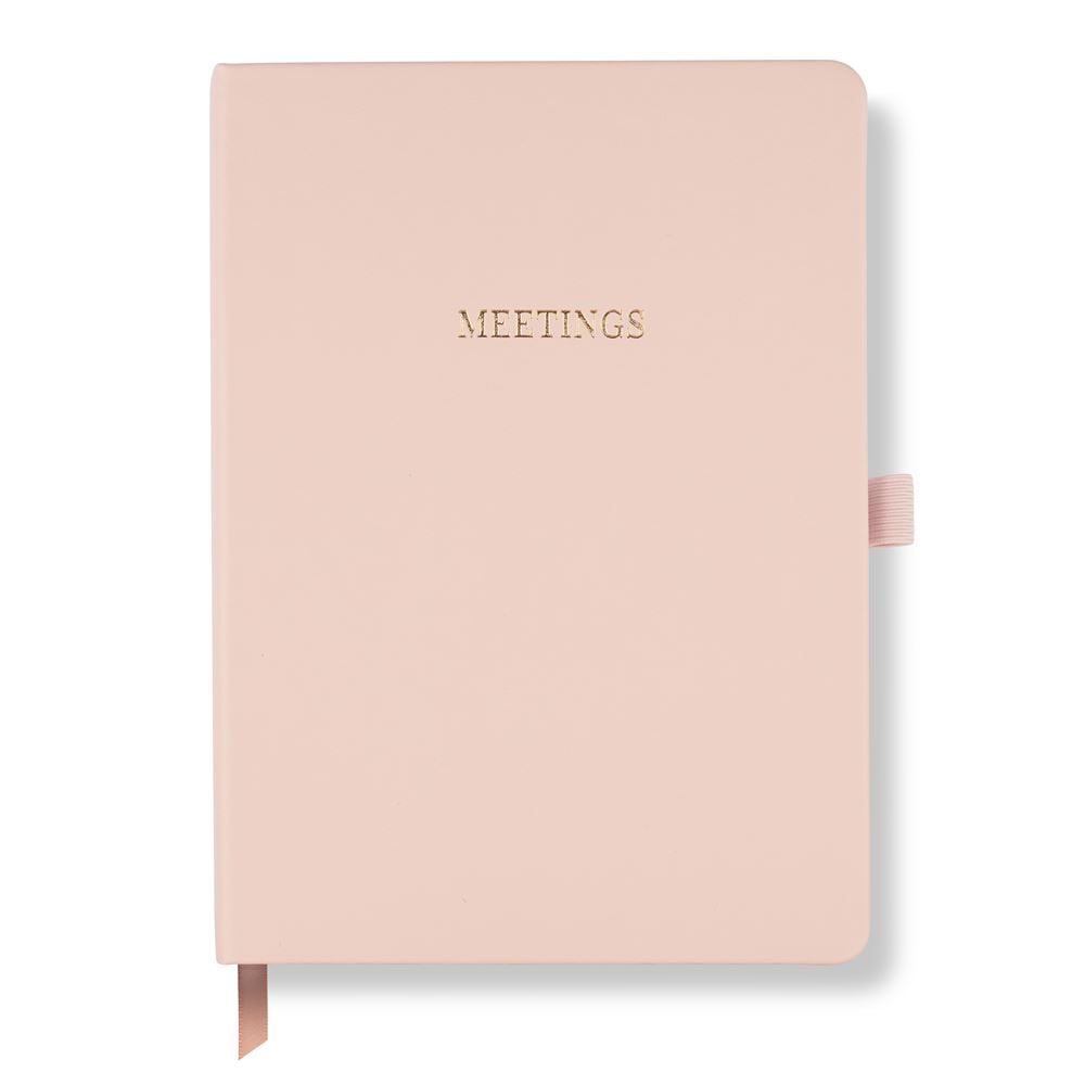 LH Agenda Meeting Notebook Blush LH Agenda Meeting Notebook Blush