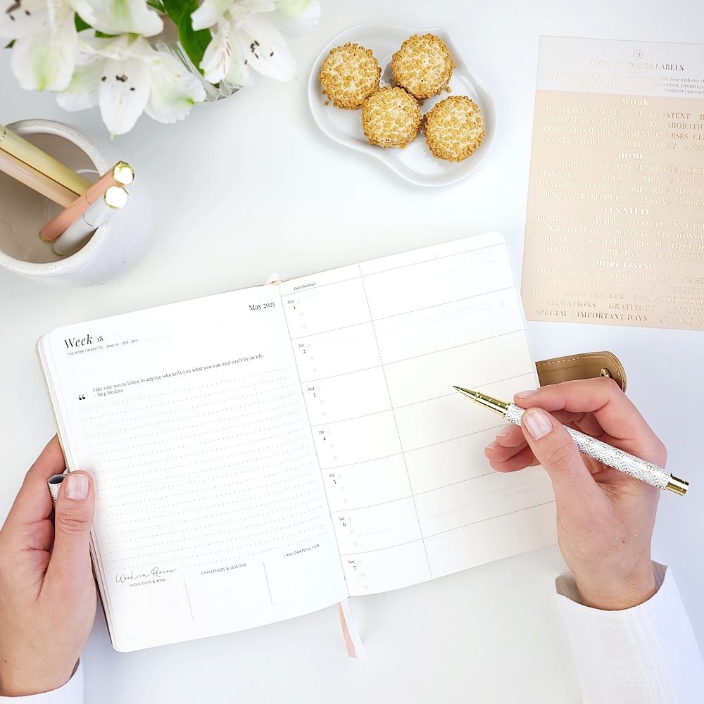 LH Planner weekly layout