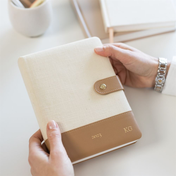 LH Planner Ecru Brown