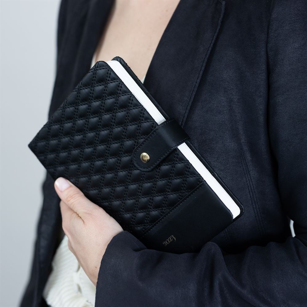 LH Planner Quilted Black 2023