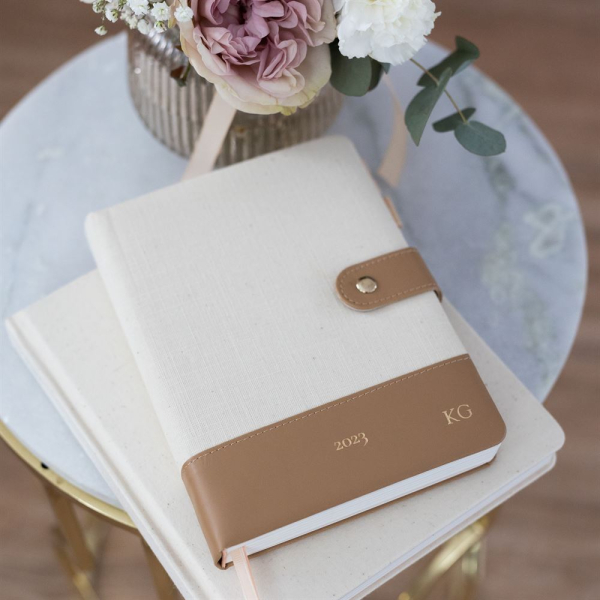 LH Planner Ecru Brown