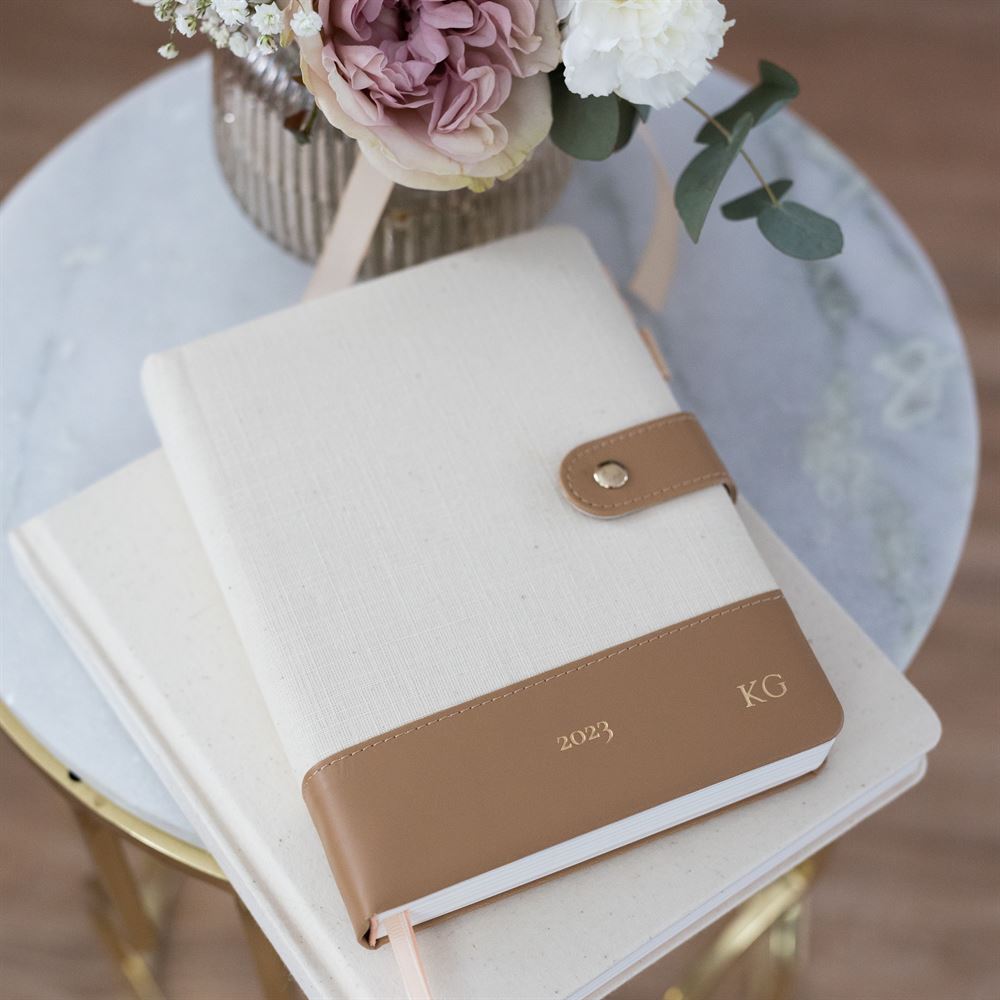 LH Planner Ecru Brown