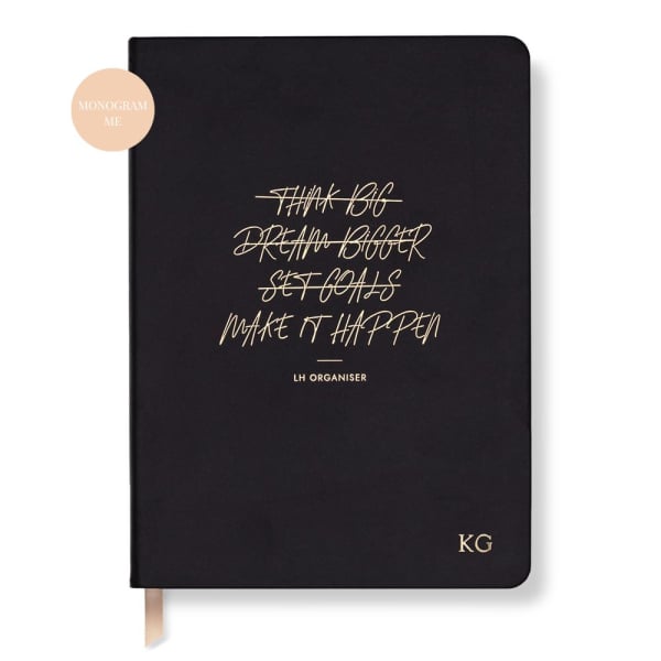 Week Organiser - Make It Happen - Black