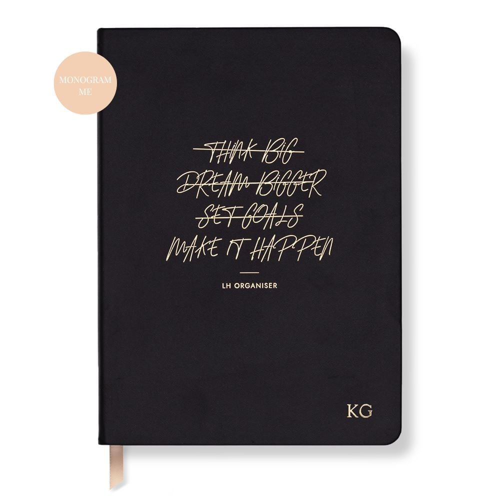 Week Organiser - Make It Happen - Black