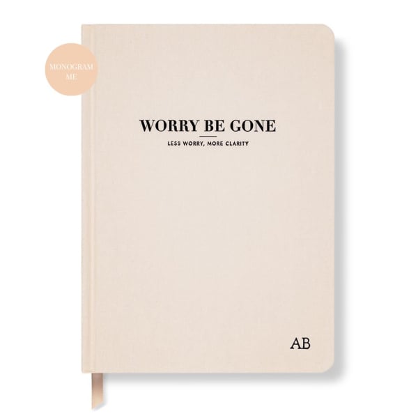 Worry Be Gone - Clarity Journal - Stone