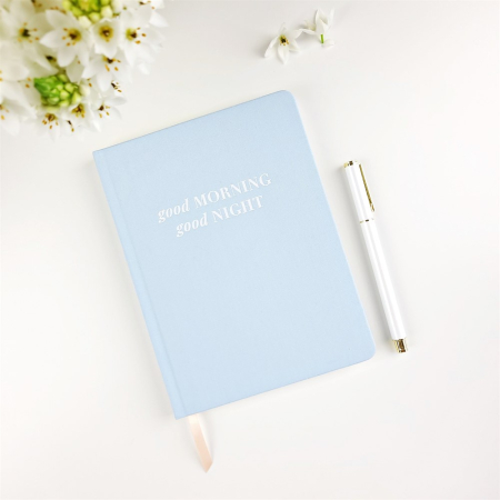 Good Morning Good Night - Sky Blue - Daily Practice Journal Good Morning Good Night - Sky Blue - Daily Practice Journal