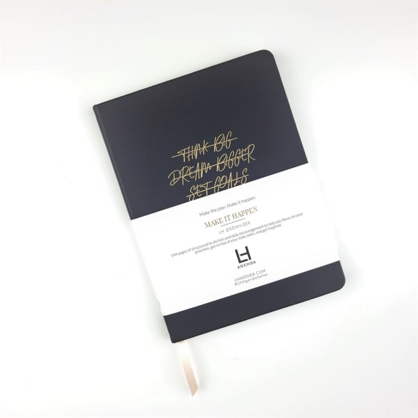 Week Organiser - Make It Happen - Black